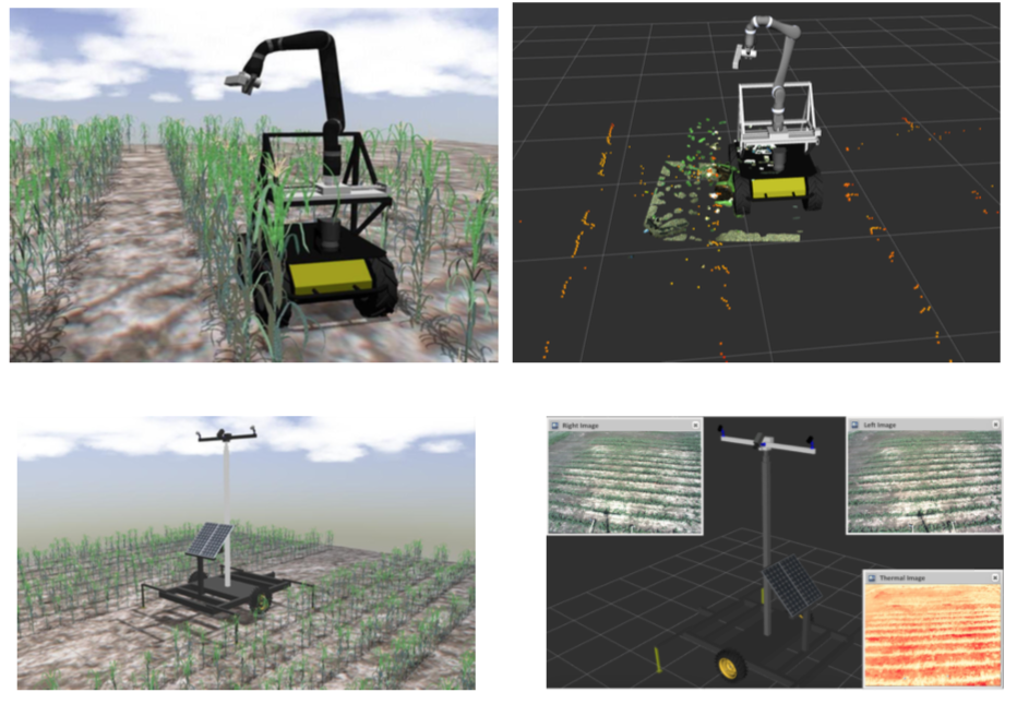 Vinobot and Vinoculer Simulation